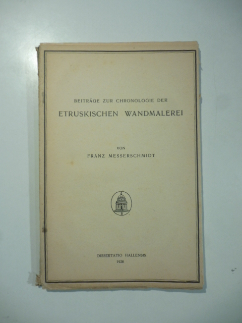 Beitrage zur chronologie der Etruskischen Wandmalerei